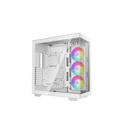 Deepcool Full Tower Gaming Case CH780 WH Side window White ATX+ Power supply included No