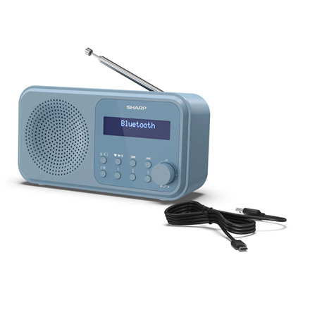 Sharp Tokyo Digital Radio DR-P420(BL) Bluetooth Portable Wireless connection Blue