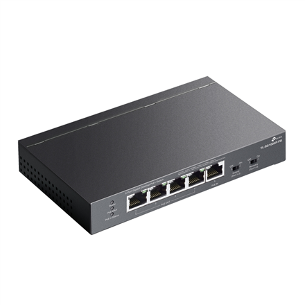 TP-LINK | 5-Port Gigabit Desktop Switch with 4-Port PoE | TL-SG1005P-PD | Unmanaged | Desktop/Wall m
