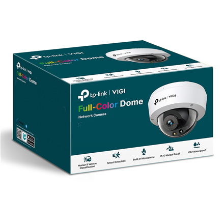 TP-LINK | Full-Color Network Camera | VIGI C250 | Dome | 5 MP | 2.8mm | IP67