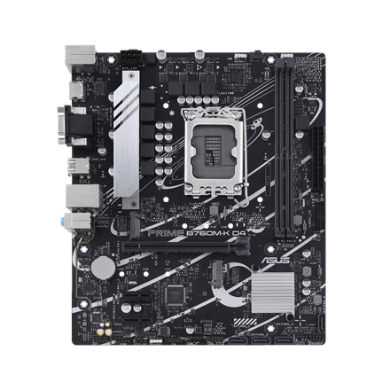 Asus PRIME B760M-K Processor family Intel Processor socket LGA1700 DDR4 DIMM Number of SATA connecto