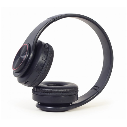 Gembird Stereo Headset with LED Light Effects BHP-LED-01 Bluetooth On-Ear Wireless Black