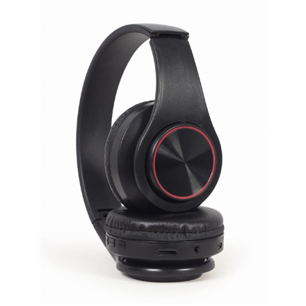 Gembird Stereo Headset with LED Light Effects BHP-LED-01 Bluetooth On-Ear Wireless Black