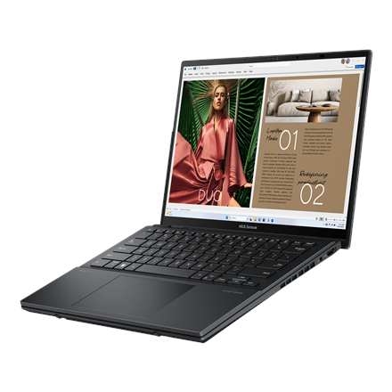 Asus | Zenbook Inkwell Gray | 14 " | OLED | Touchscreen | 2880 x 1800 pixels | Glossy | Intel Core U