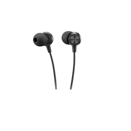 Lenovo USB-C Wired In-Ear Headphones (with inline control) Black