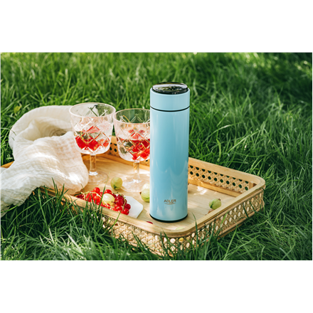 Adler Thermal Flask AD 4506bl Material Stainless steel/Silicone Blue