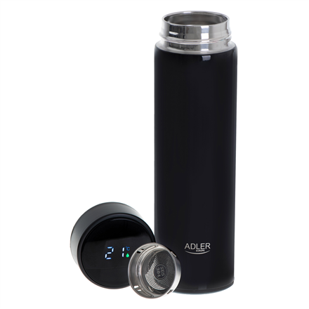 Adler Thermal Flask AD 4506bk Material Stainless steel/Silicone Black