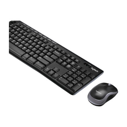 Logitech MK270 | Keyboard and Mouse Set | Wireless | US | Black