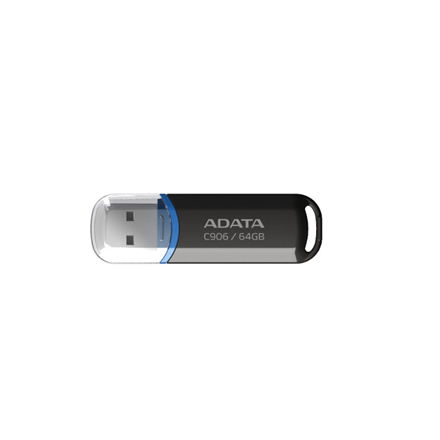 ADATA USB Flash Drive C906 64 GB USB 2.0 Black