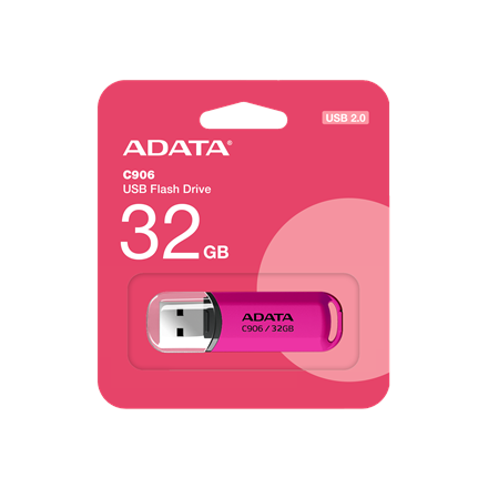 ADATA USB Flash Drive C906 32 GB USB 2.0 Pink