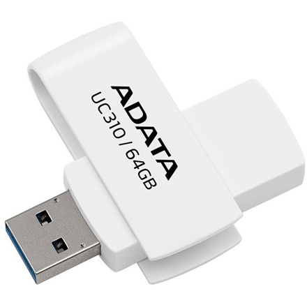 ADATA USB Flash Drive UC310 64 GB USB 3.2 Gen1 White