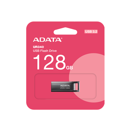 ADATA USB Flash Drive UR340 128 GB USB Flash Drive Black