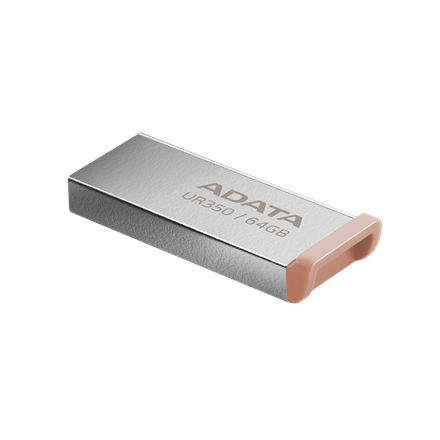 ADATA USB Flash Drive UR350 64 GB USB 3.2 Gen1 Brown
