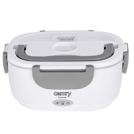 Camry | Electric Lunchbox DC12V and AC230V | CR 4483 | Capacity 1.1 L | Material Plastic | White/Gre