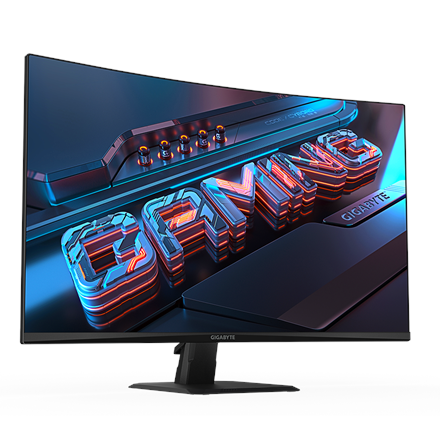 Gigabyte Gaming Monitor GS32QC EU 31.5 " VA 2560 x 1400 pixels 1 ms 300 cd/m² 170 Hz HDMI ports qua