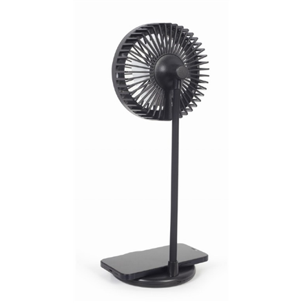 Gembird TA-WPC10-LEDFAN-01 Desktop Fan With Lamp And Wireless Charger N/A Phone or tablet with built