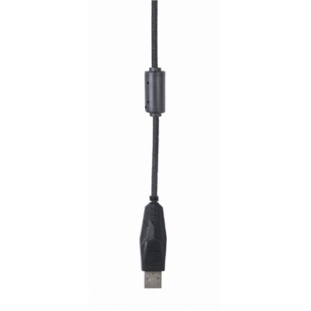 Gembird Illuminated Large Size Mouse MUS-UL-02 Wired Black USB