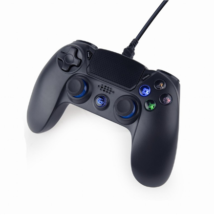 Gembird Wired Vibration Game Controller JPD-PS4U-01 Black