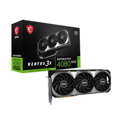 MSI | GeForce RTX 4080 SUPER 16G VENTUS 3X OC | NVIDIA | 16 GB | GeForce RTX 4080 SUPER | GDDR6X | H