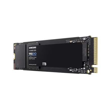 Samsung SSD 990 EVO 1000 GB SSD form factor M.2 2280 SSD interface PCIe NVMe Gen 4.0 x 4 Write speed