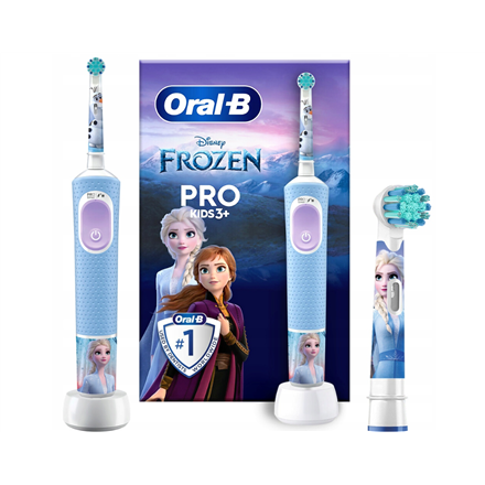 Oral-B Electric Toothbrush Vitality PRO Kids Frozen Rechargeable For kids Number of brush heads incl