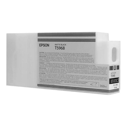 Epson Singlepack Matte Black T59680N UltraChrome HDR 350 ml | Epson Epson | T5968 | Epson T5968 - ma