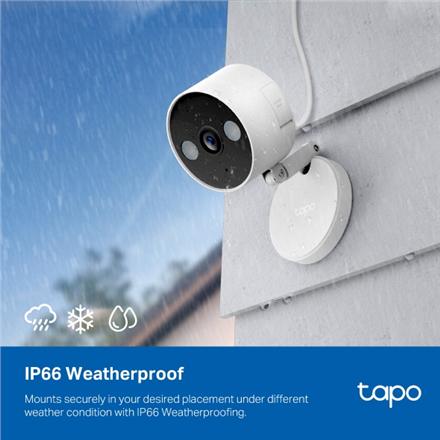 TP-LINK | Wi-Fi Home Security Camera | Tapo C120 | 24 month(s) | Compact | 4 MP | 3.17mm | IP66 | H.