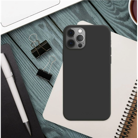 Fixed Story Back cover Infinix Hot 30i Rubber Black