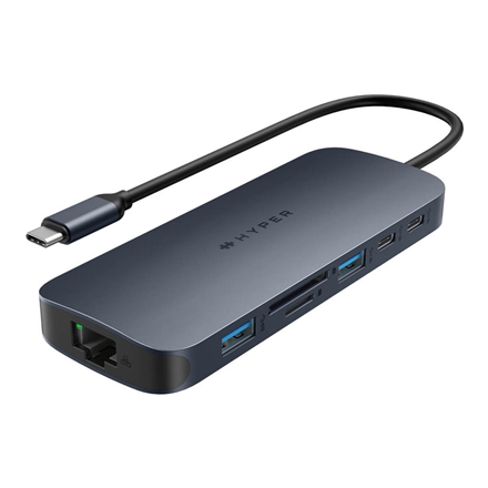 Hyper | HyperDrive Next 11 Port USB-C Hub | HD4006GL | Ethernet LAN (RJ-45) ports 1 | HDMI ports qua