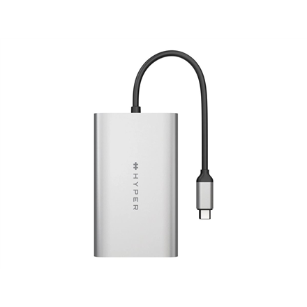 Hyper | HyperDrive Universal USB-C To Dual HDMI Adapter with 100W PD Power Pass-Thru | USB-C to HDMI