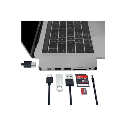 HyperDrive USB-C 7-in-1 Laptop Form-Fit Hub