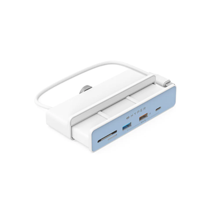 HyperDrive USB-C 6-in-1 Form-fit Hub with 4K HDMI for iMac 24" | HDMI ports quantity 1