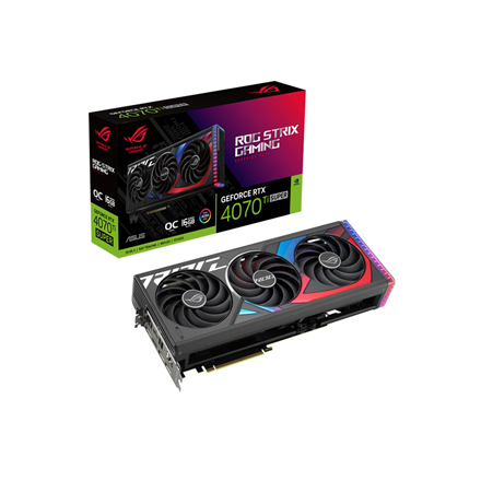 Asus ROG Strix GeForce RTX 4070 Ti SUPER 16GB GDDR6X OC Edition NVIDIA 16 GB GeForce RTX 4070 Ti SUP