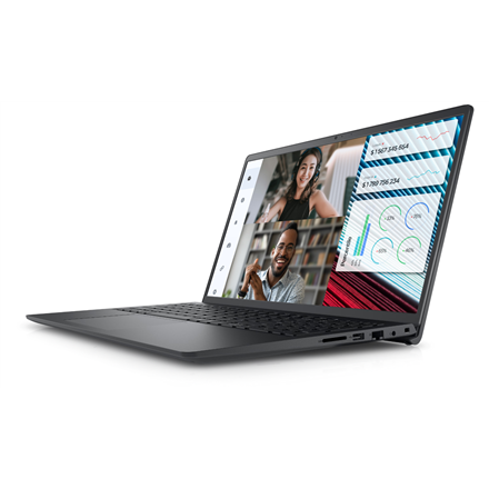 Dell | Vostro 3520 | Black | 15.6 " | WVA | FHD | 1920 x 1080 pixels | Anti-glare | Intel Core i3 | 