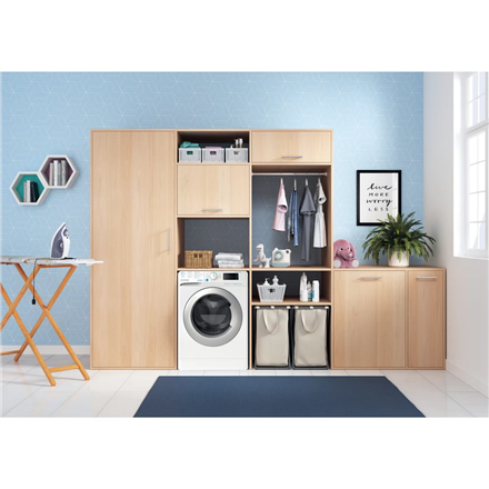 INDESIT | Washing machine with Dryer | BDE 76435 WSV EE | Energy efficiency class B/D | Front loadin