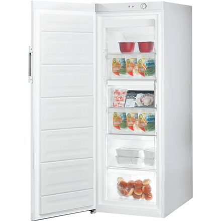 INDESIT | Freezer | UI6 2 W | Energy efficiency class E | Upright | Free standing | Height 167 cm | 