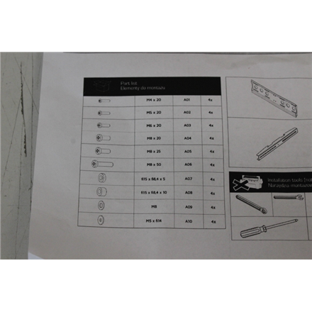 SALE OUT. | SALE OUT. EDBAK | Wall mount | 40-75 " | Maximum weight (capacity) 80 kg | DAMAGED PACKA