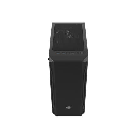 Fury PC Case | SHOBO SH4F | Black | Midi-Tower | Power supply included No