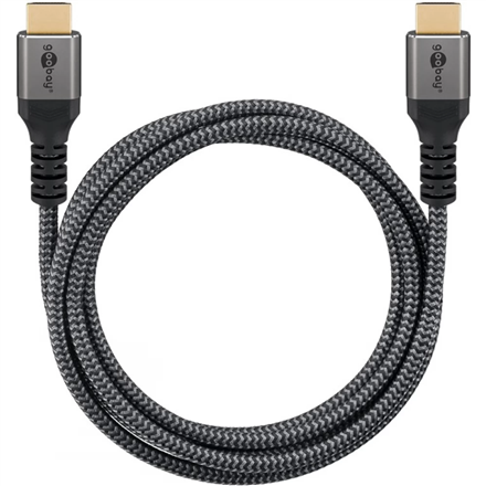 Goobay High Speed HDMI Cable with Ethernet | Black | HDMI to HDMI | 1 m