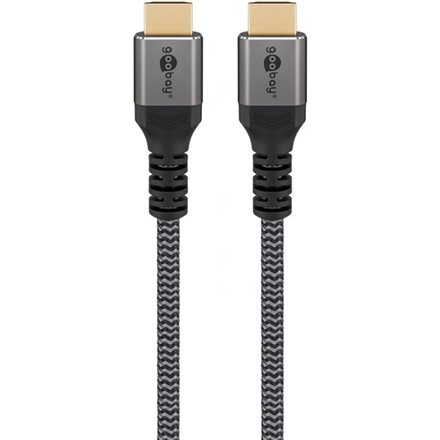 Goobay High Speed HDMI Cable with Ethernet | Black | HDMI to HDMI | 1 m