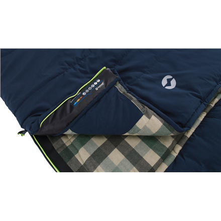 Outwell | Sleeping Bag | 235 x 90 cm | -23/0 °C | Left Zipper