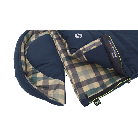 Outwell | Sleeping Bag | 235 x 90 cm | -23/0 °C | Right Zipper