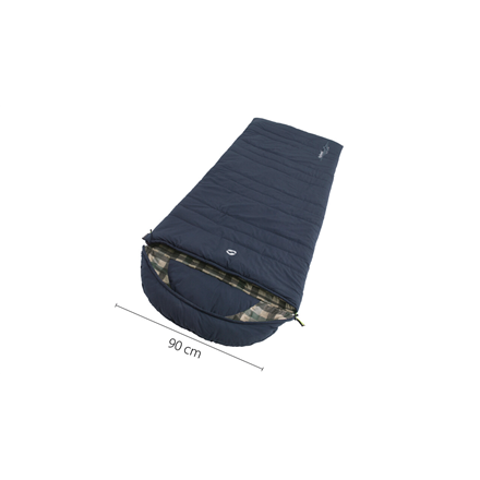 Outwell | Sleeping Bag | 235 x 90 cm | -23/0 °C | Right Zipper