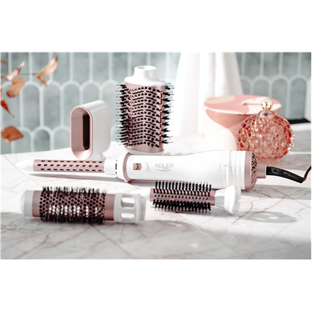 Adler | Hair Styler 5 in 1 | AD 2027 | 1200 W | Pearl White/Rose Gold