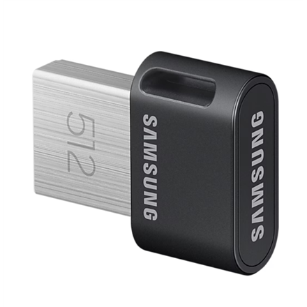 Samsung | FIT Plus | MUF-512AB/APC | 512 GB | USB 3.2 Gen 1 | Gray