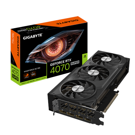 Gigabyte | GV-N407SWF3OC-12GD 1.0 | NVIDIA | 12 GB | GeForce RTX 4070 SUPER | GDDR6X | HDMI ports qu