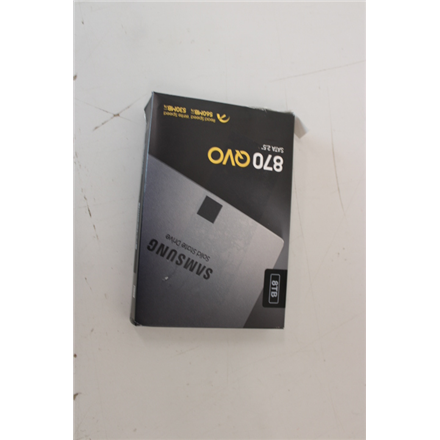 SALE OUT. | SSD | 870 QVO | 8000 GB | SSD form factor 2.5" | SSD interface SATA III | DAMAGED PACKAG