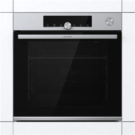Gorenje | Oven | BSA6747A04X | 77 L | Electric | Catalytic | Touch | Steam function | Height 59.5 cm