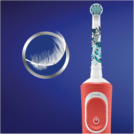 Oral-B | Electric Toothbrush with Disney Stickers | D100 Star Wars | Rechargeable | For kids | Numbe