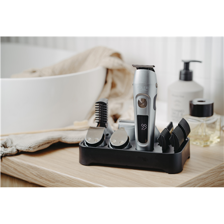 Adler | Grooming 6 in 1 Set | AD 2944 | Cordless | Number of length steps 6 | Stainless Steel/Black